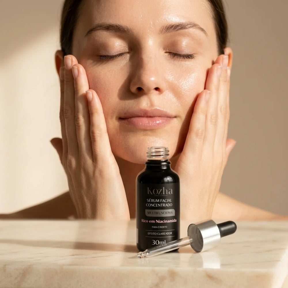 Sérum Facial Concentrado com Niacinamida | 30 ml - Clareador, Antioleosidade e Antienvelhecimento Facial