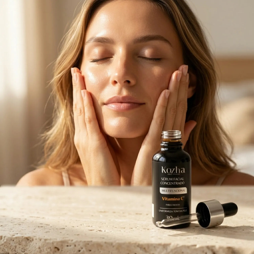 Sérum Concentrado com Nanotecnologia e Vitamina C 20% | 30 ml Iluminador, Antioxidante e Uniformizador Facial