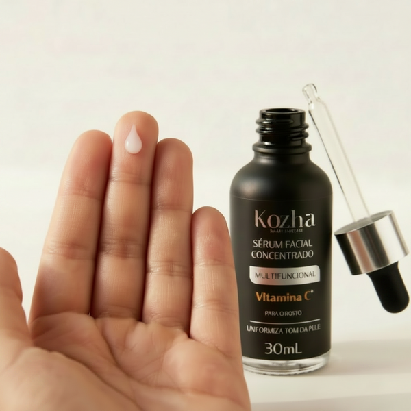 Sérum Concentrado com Nanotecnologia e Vitamina C 20% | 30 ml Antioxidante e Uniformizador Facial