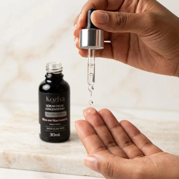 Sérum Facial Concentrado com Niacinamida | 30 ml - Clareador, Antioleosidade e Antienvelhecimento Facial