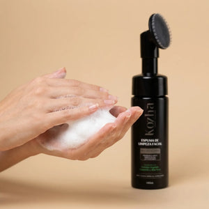 Espuma de Limpeza Facial para Todos os Tipos de Pele | Limpeza Profunda Sem Ressecar 140 ml
