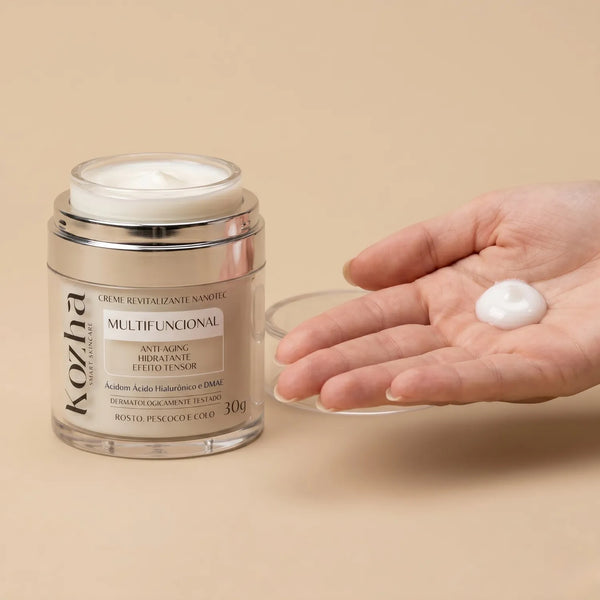 Creme Revitalizante com Nanotecnologia 30 g | Anti-aging, Tensor e Hidratação Profunda