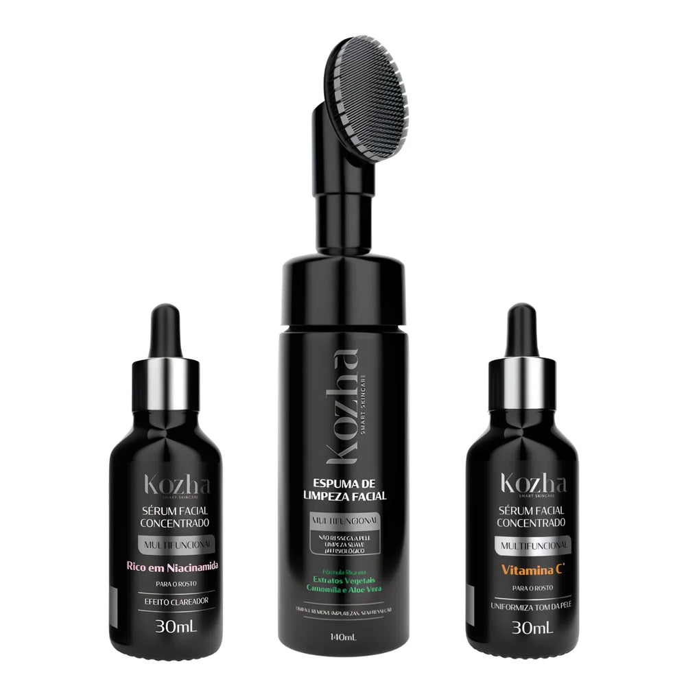 Kit Presente de Cuidado para Todos os Tipos de Pele | 3 Produtos Essenciais