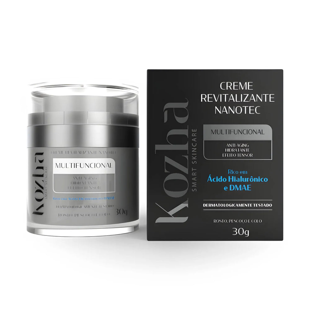 Creme Revitalizante com Nanotecnologia 30 g | Anti-aging, Tensor e Hidratação Profunda